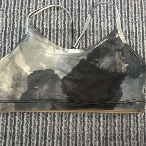 Gray Tie-Dye Lululemon sports bra